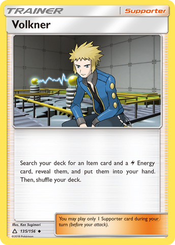 Volkner (135/156) [Sun & Moon: Ultra Prism] - Destination Retro