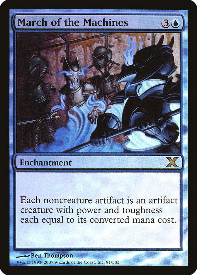 March of the Machines (Premium Foil) [Tenth Edition] - Destination Retro