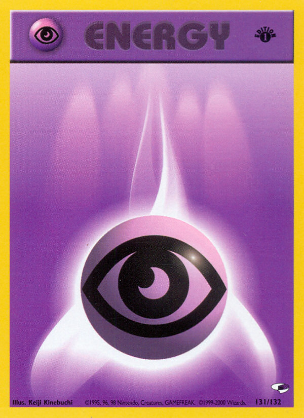 Psychic Energy (131/132) [Gym Heroes 1st Edition] - Destination Retro