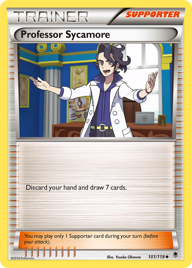 Professor Sycamore (101/119) [XY: Phantom Forces] - Destination Retro