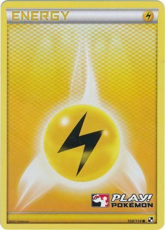 Lightning Energy (108/114) (Play Pokemon Promo) [Black & White: Base Set] - Destination Retro
