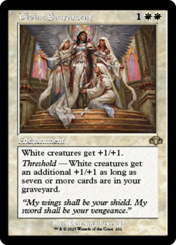 Divine Sacrament (Retro) [Dominaria Remastered] - Destination Retro