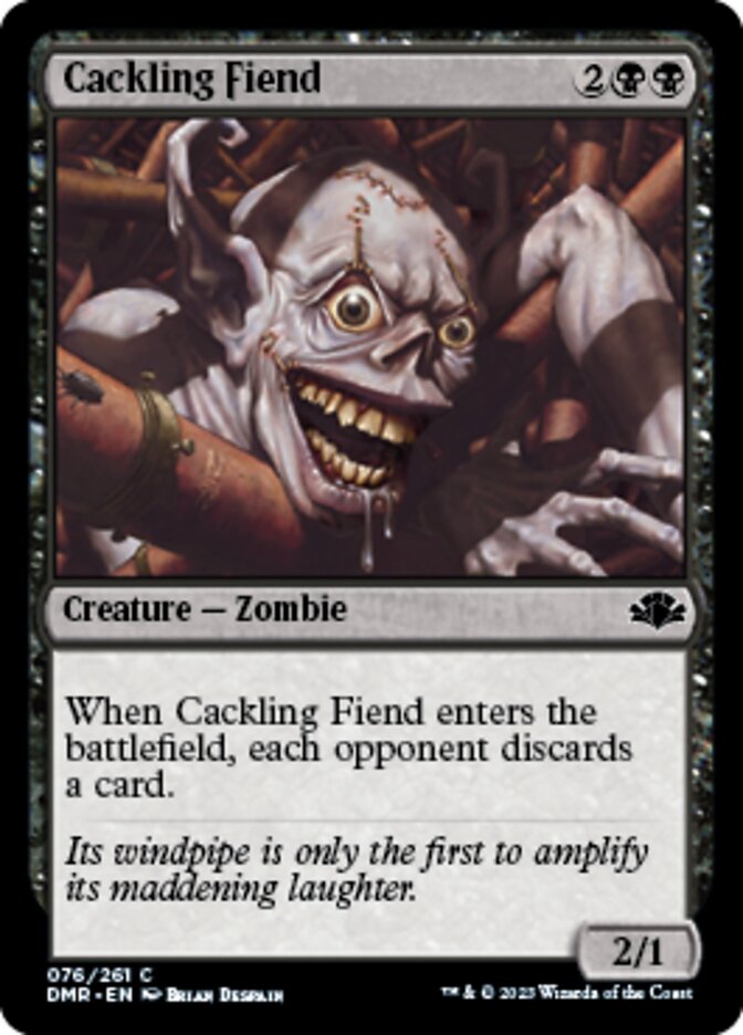 Cackling Fiend [Dominaria Remastered] - Destination Retro