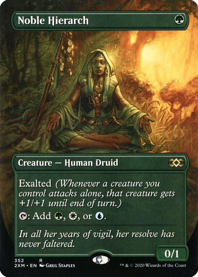 Noble Hierarch (Borderless) [Double Masters] - Destination Retro