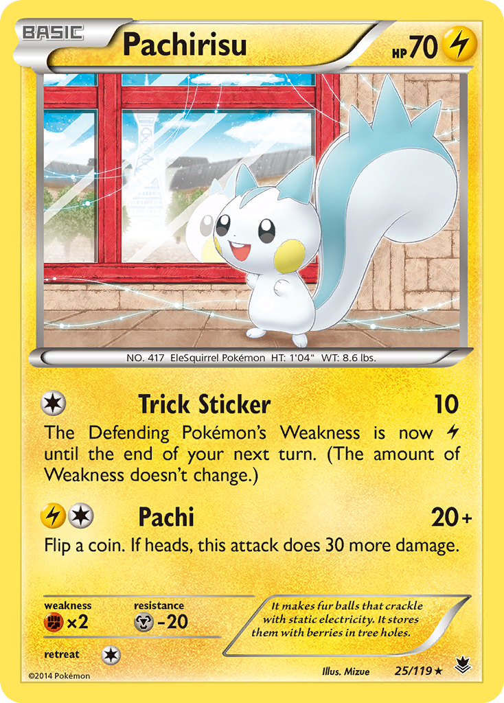 Pachirisu (25/119) [XY: Phantom Forces] - Destination Retro