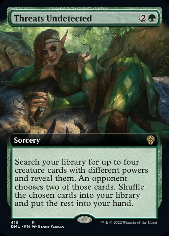 Threats Undetected (Extended Art) [Dominaria United] - Destination Retro