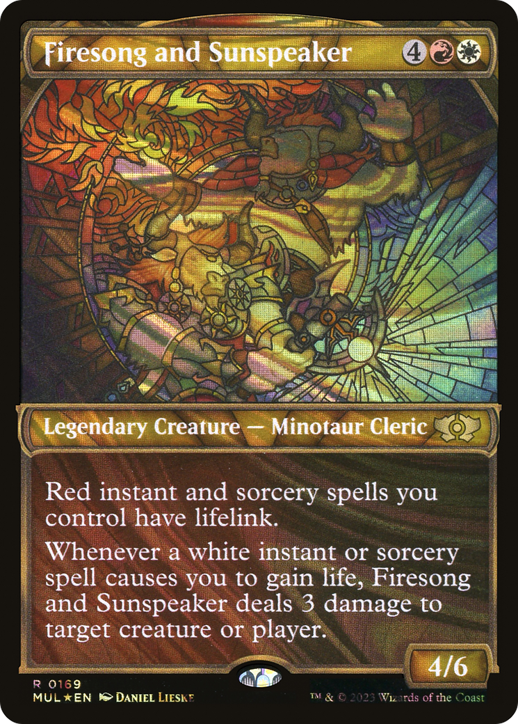 Firesong and Sunspeaker (Halo Foil) [Multiverse Legends] - Destination Retro