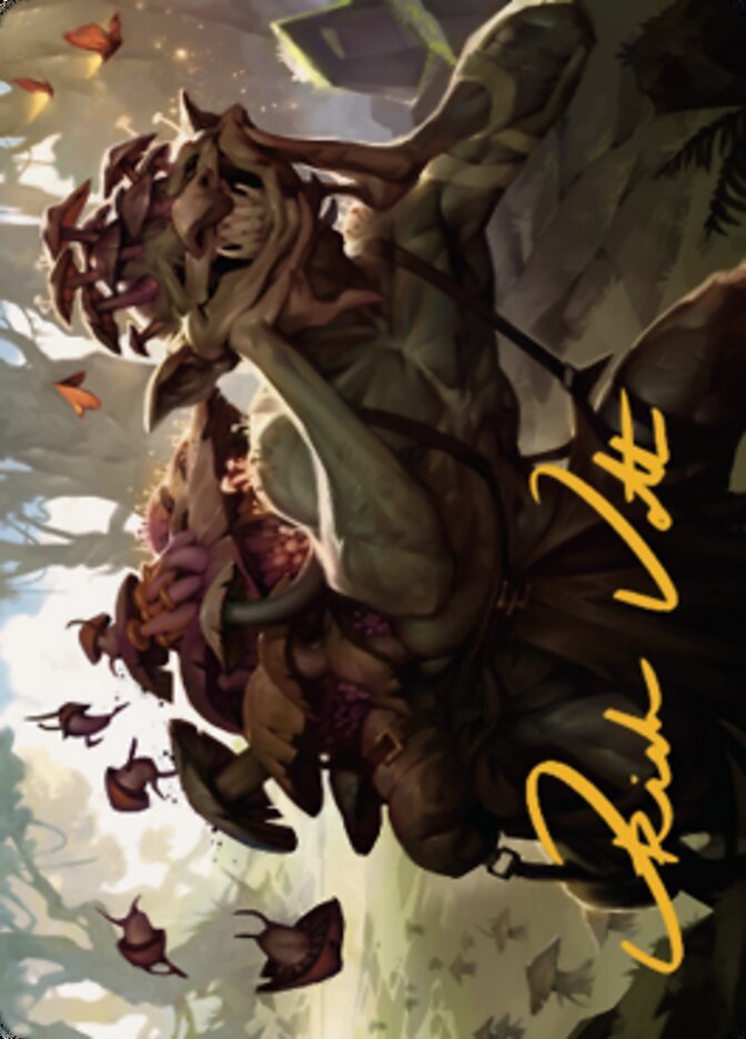 Sprouting Goblin Art Card (Gold-Stamped Signature) [Dominaria United Art Series] - Destination Retro