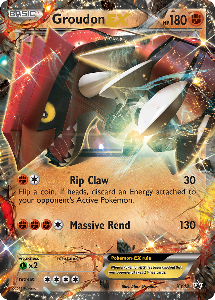 Groudon EX (XY42) [XY: Black Star Promos] - Destination Retro