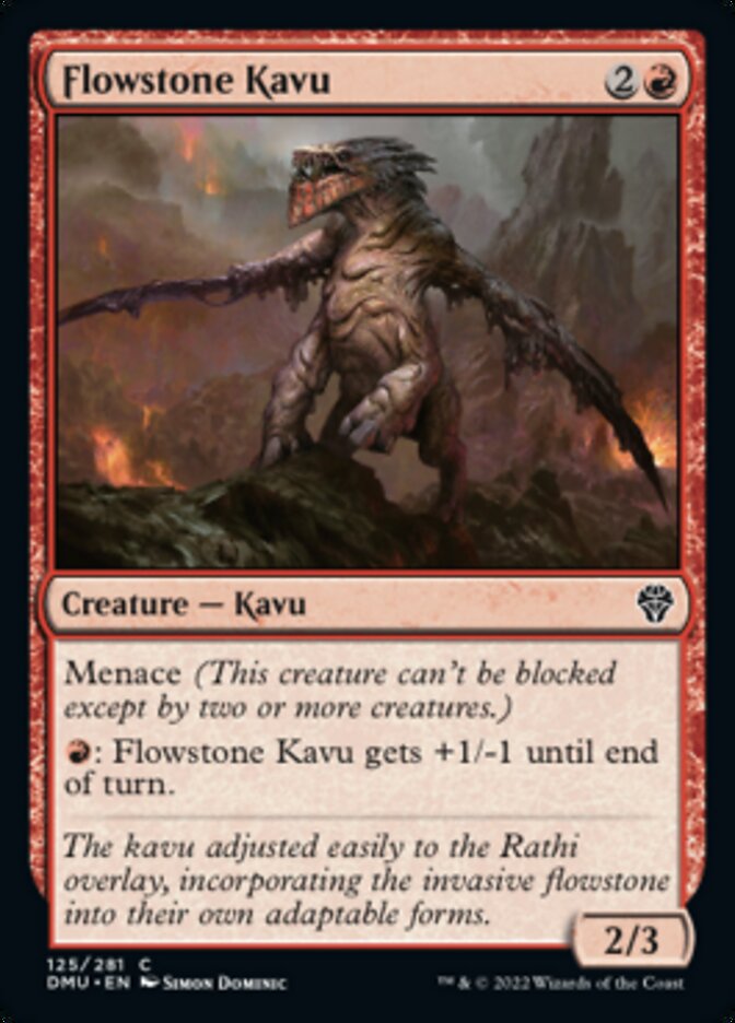 Flowstone Kavu [Dominaria United] - Destination Retro