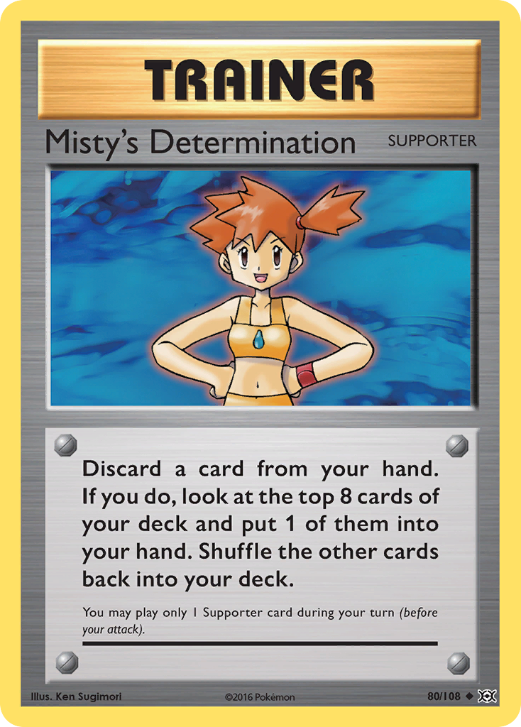 Misty's Determination (80/108) [XY: Evolutions] - Destination Retro