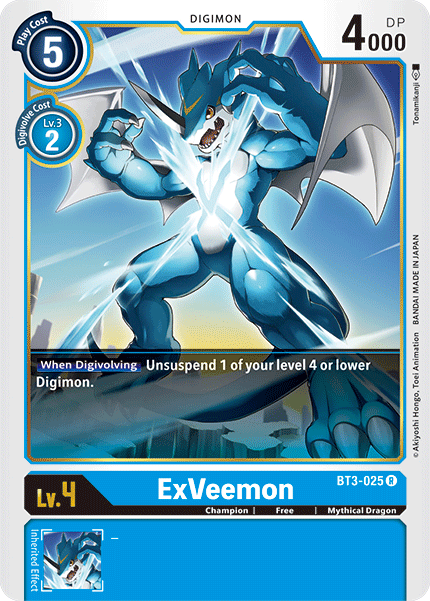 ExVeemon [BT3-025] [Release Special Booster Ver.1.5] - Destination Retro