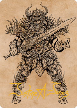 Sarevok, Deathbringer Art Card (Gold-Stamped Signature) [Commander Legends: Battle for Baldur's Gate Art Series] - Destination Retro
