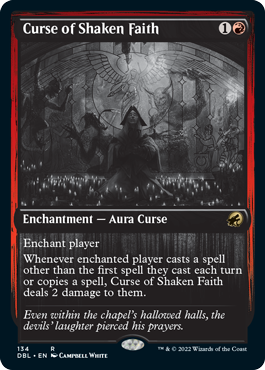 Curse of Shaken Faith [Innistrad: Double Feature] - Destination Retro