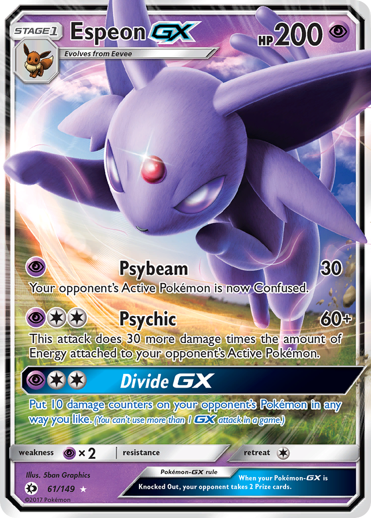 Espeon GX (61/149) [Sun & Moon: Base Set] - Destination Retro