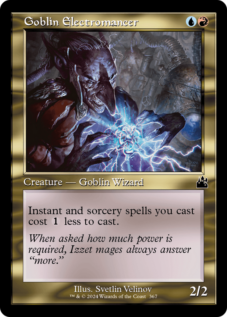 Goblin Electromancer (Retro Frame) [Ravnica Remastered] - Destination Retro