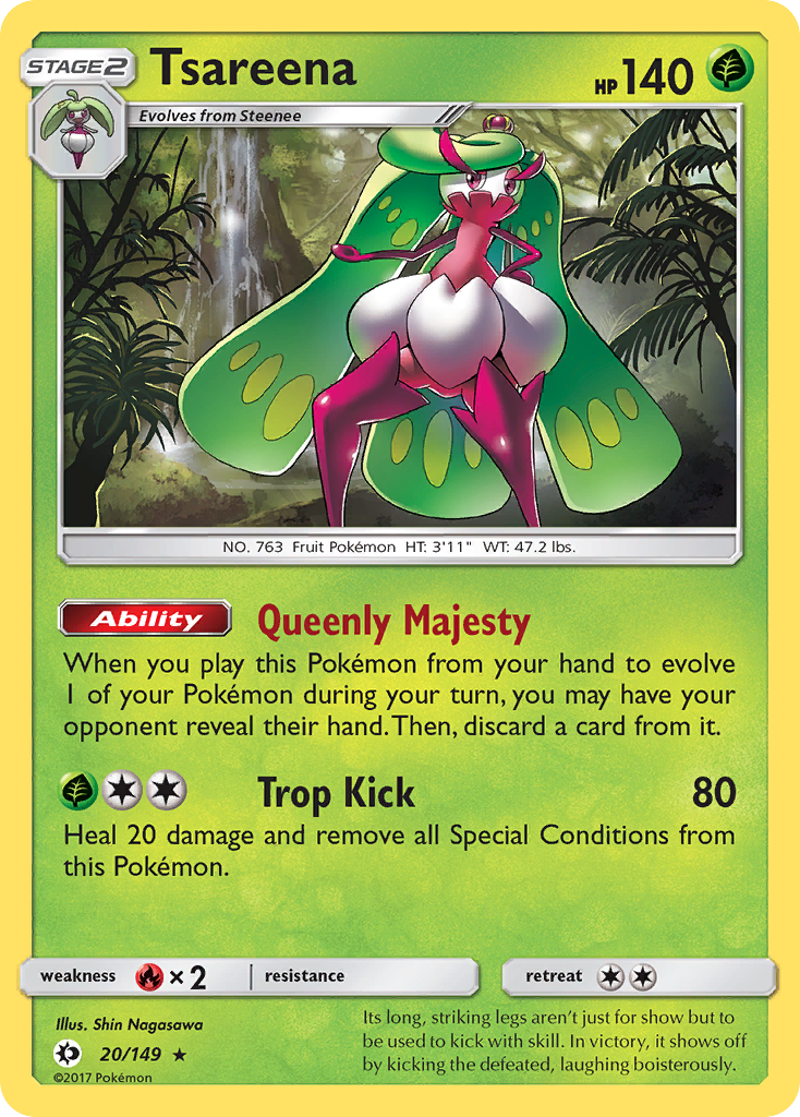 Tsareena (20/149) [Sun & Moon: Base Set] - Destination Retro