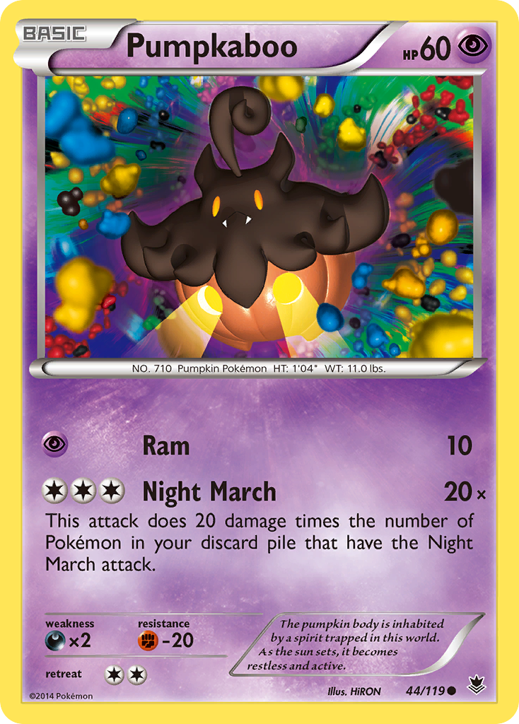 Pumpkaboo (44/119) [XY: Phantom Forces] - Destination Retro