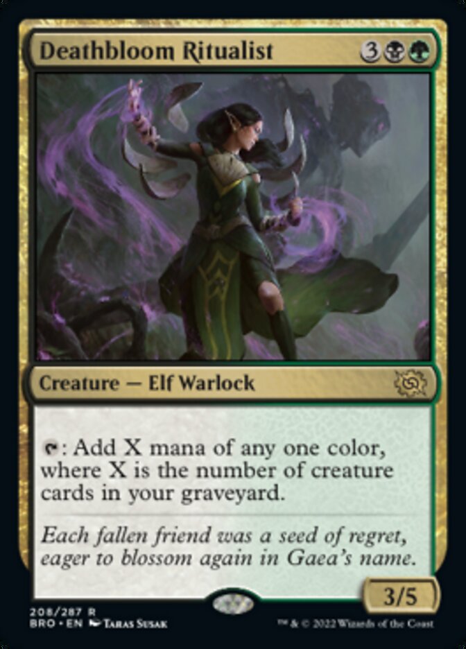 Deathbloom Ritualist [The Brothers' War] - Destination Retro