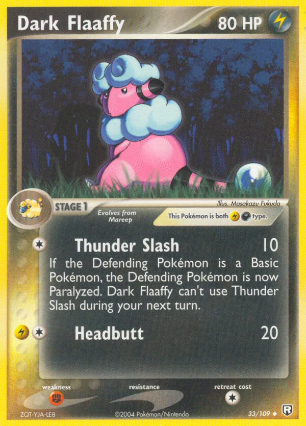Dark Flaaffy (33/109) [EX: Team Rocket Returns] - Destination Retro