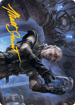 Delver of Secrets Art Card (Gold-Stamped Signature) [Innistrad: Midnight Hunt Art Series] - Destination Retro