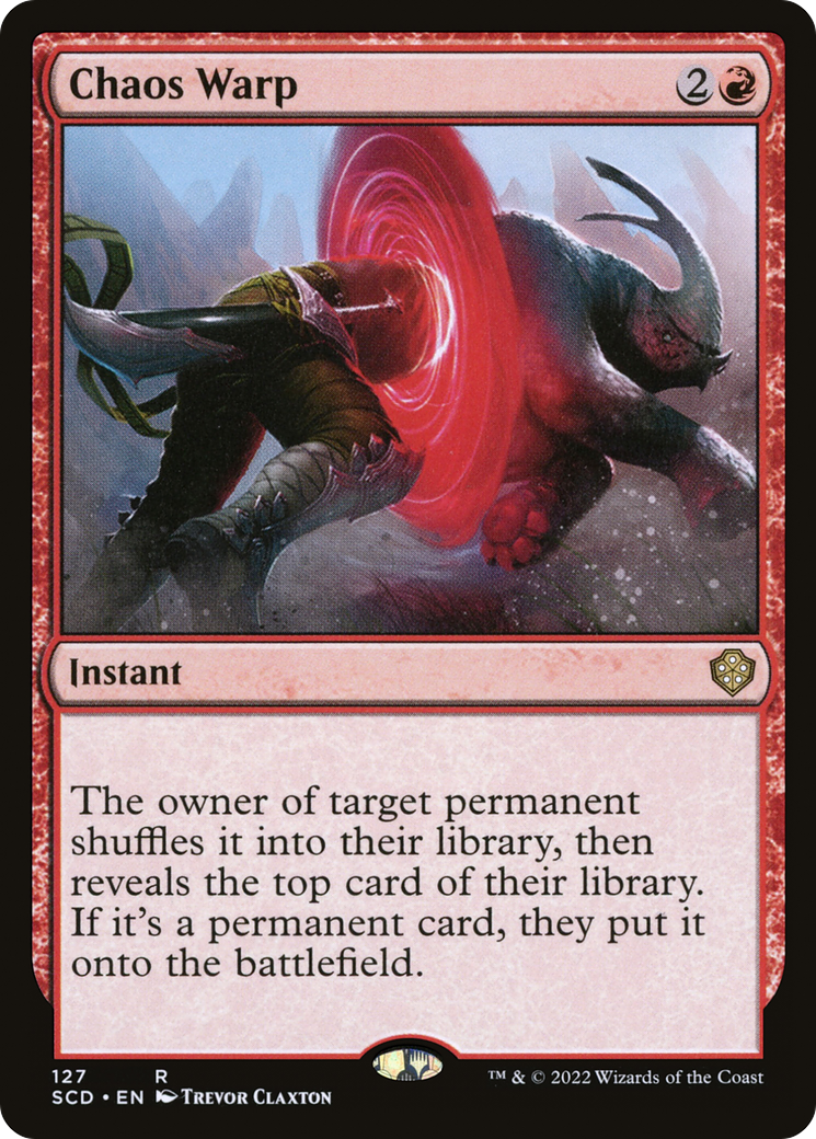 Chaos Warp [Starter Commander Decks] - Destination Retro