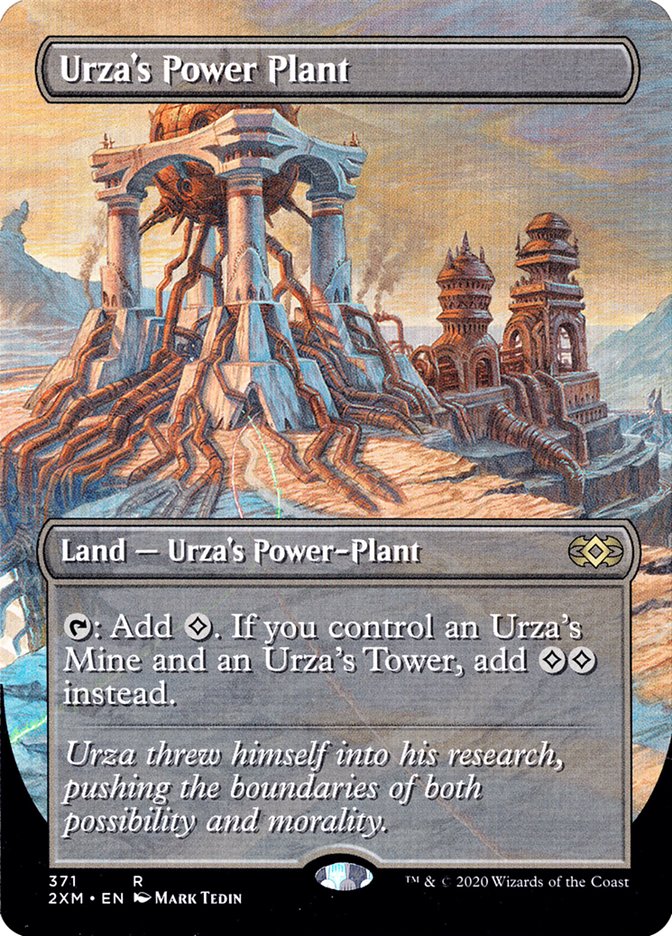 Urza's Power Plant (Borderless) [Double Masters] - Destination Retro