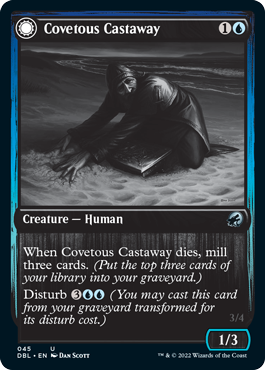 Covetous Castaway // Ghostly Castigator [Innistrad: Double Feature] - Destination Retro