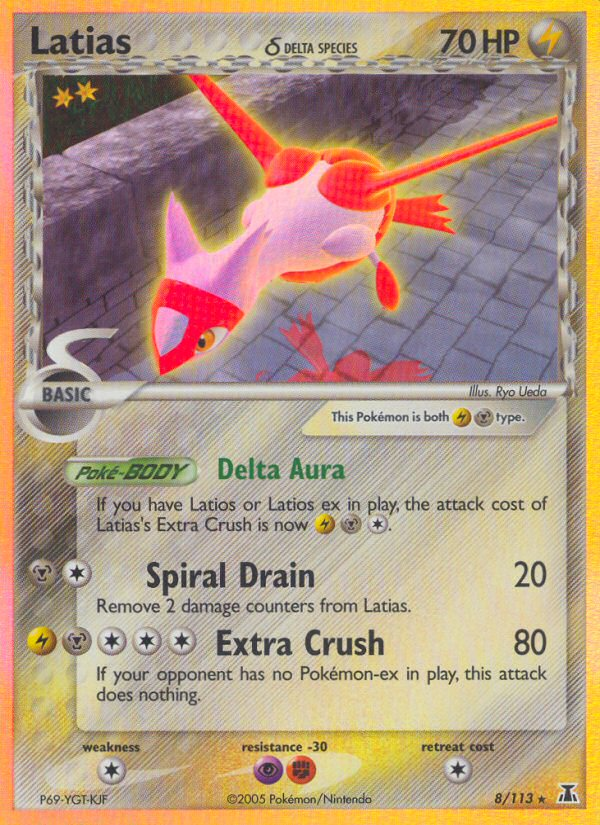 Latias (8/113) (Delta Species) [EX: Delta Species] - Destination Retro