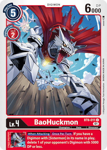BaoHuckmon [BT6-011] [Double Diamond] - Destination Retro