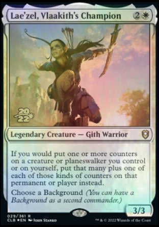 Lae'zel, Vlaakith's Champion [Commander Legends: Battle for Baldur's Gate Prerelease Promos] - Destination Retro