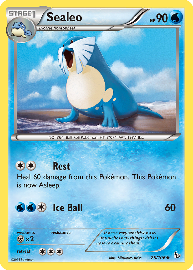 Sealeo (25/106) [XY: Flashfire] - Destination Retro
