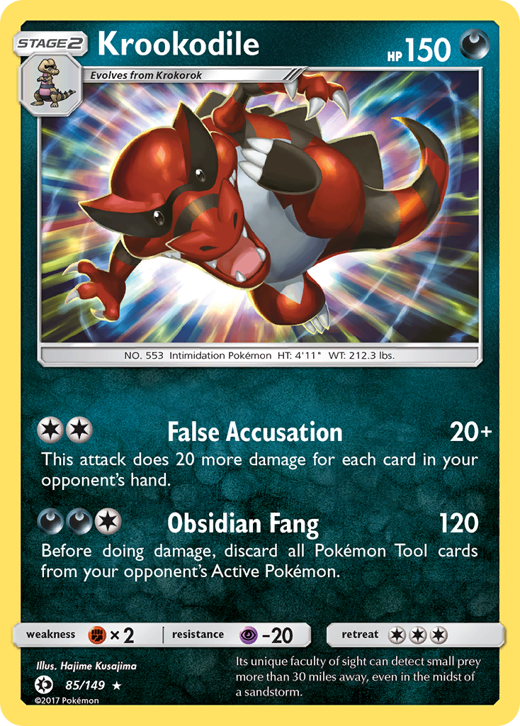 Krookodile (85/149) [Sun & Moon: Base Set] - Destination Retro