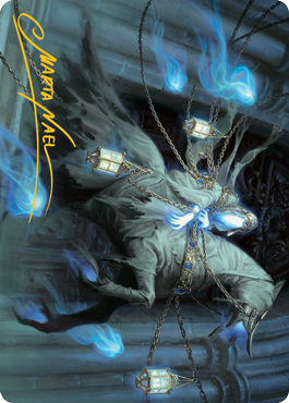 Patrician Geist Art Card (Gold-Stamped Signature) [Innistrad: Midnight Hunt Art Series] - Destination Retro