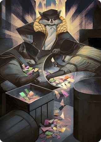 Masked Bandits Art Card [Streets of New Capenna Art Series] - Destination Retro