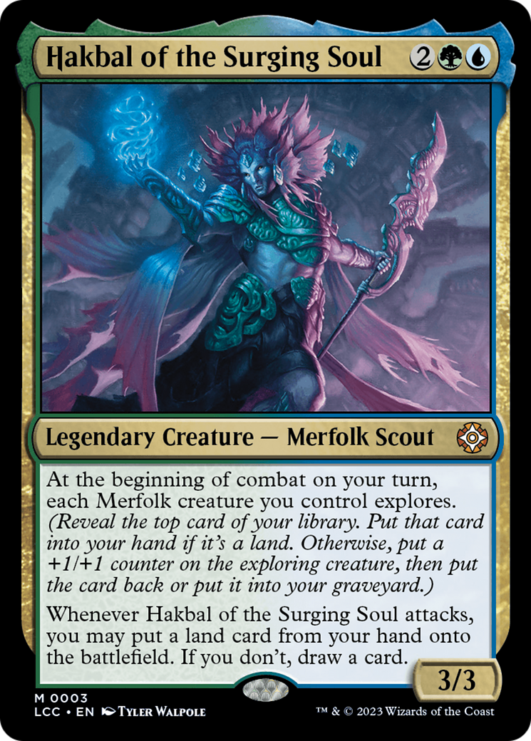 Hakbal of the Surging Soul [The Lost Caverns of Ixalan Commander] - Destination Retro