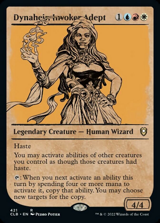 Dynaheir, Invoker Adept (Showcase) [Commander Legends: Battle for Baldur's Gate] - Destination Retro