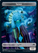 Spirit (002) // Treasure Double-sided Token [Kamigawa: Neon Dynasty Tokens] - Destination Retro