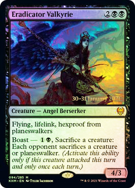 Eradicator Valkyrie  [Kaldheim Prerelease Promos] - Destination Retro