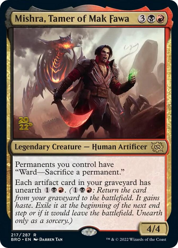 Mishra, Tamer of Mak Fawa [The Brothers' War: Prerelease Promos] - Destination Retro
