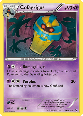 Cofagrigus (46/101) [Black & White: Noble Victories] - Destination Retro