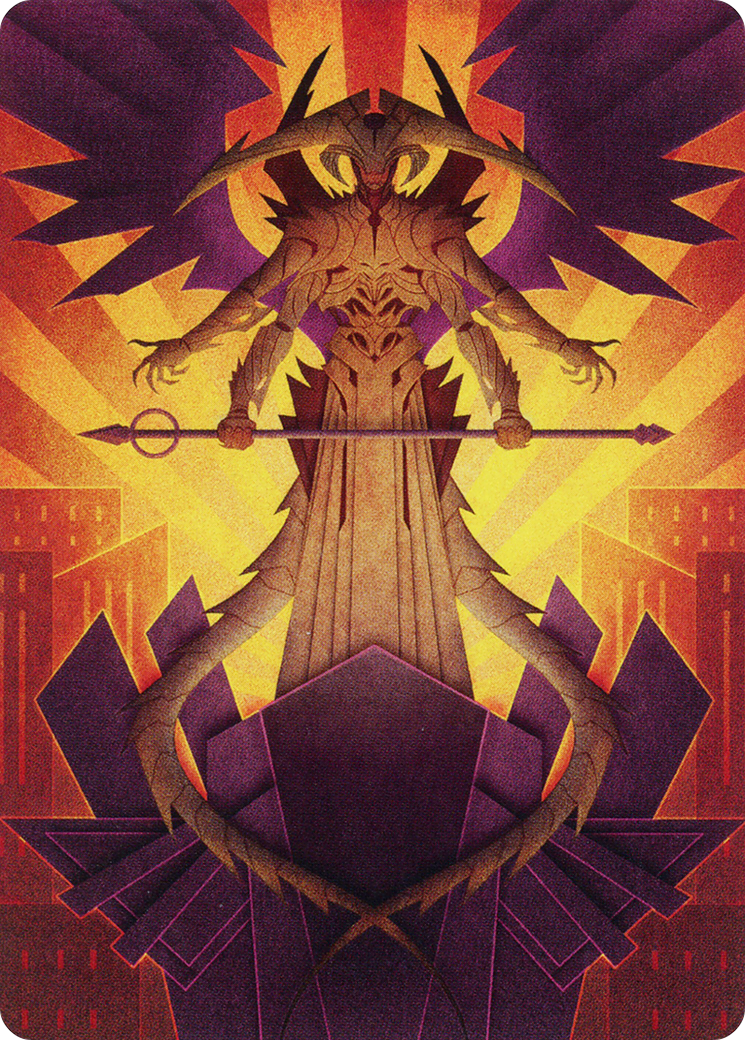 Atraxa, Praetors' Voice Art Card [March of the Machine Art Series] - Destination Retro