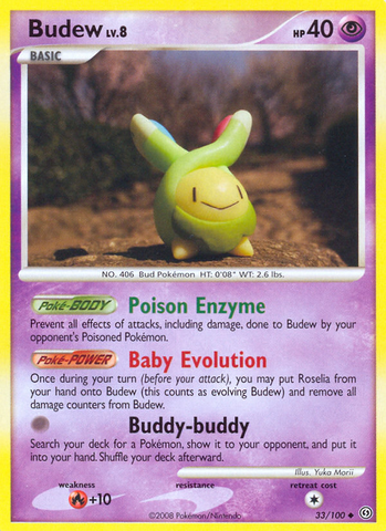 Budew (33/100) [Diamond & Pearl: Stormfront] - Destination Retro