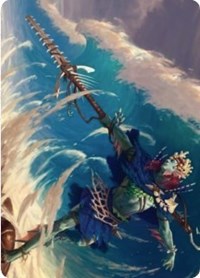 Tazeem Roilmage Art Card [Zendikar Rising Art Series] - Destination Retro