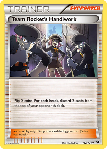 Team Rocket's Handiwork (112/124) [XY: Fates Collide] - Destination Retro