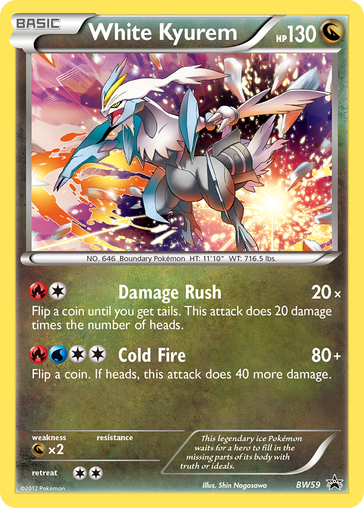 White Kyurem (BW59) [Black & White: Black Star Promos] - Destination Retro