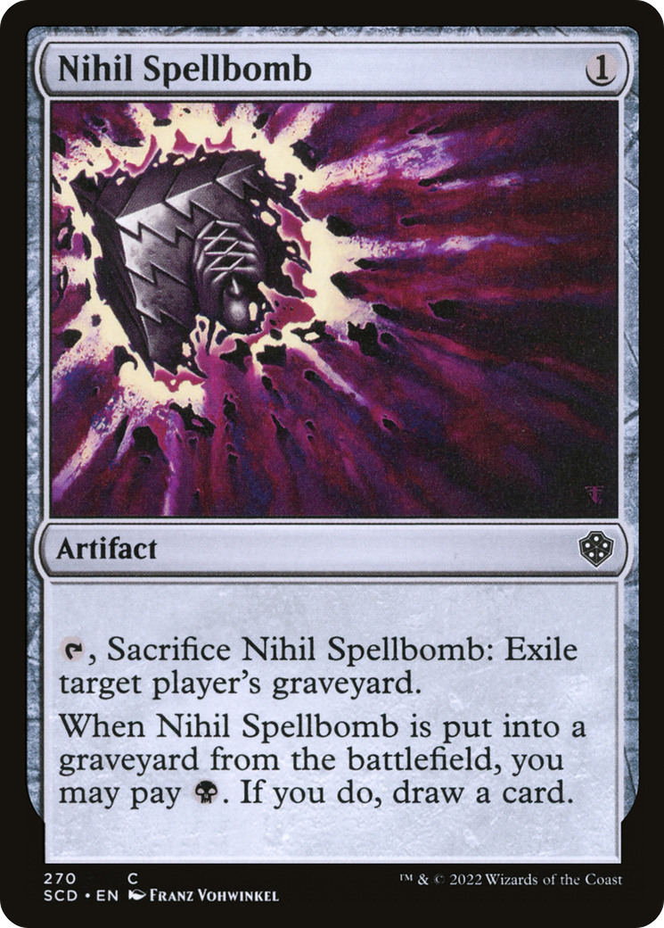 Nihil Spellbomb [Starter Commander Decks] - Destination Retro