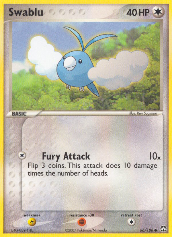 Swablu (66/108) [EX: Power Keepers] - Destination Retro