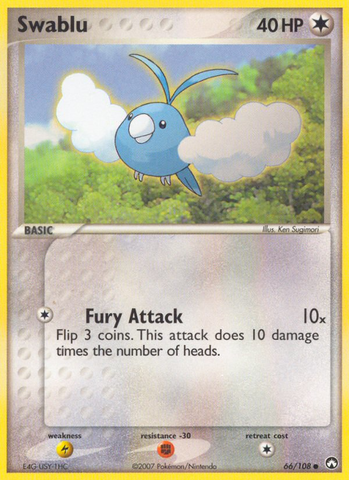 Swablu (66/108) [EX: Power Keepers] - Destination Retro
