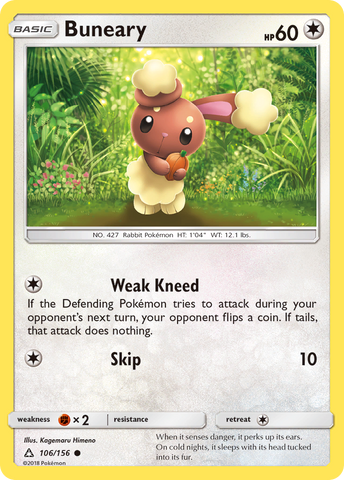 Buneary (106/156) [Sun & Moon: Ultra Prism] - Destination Retro